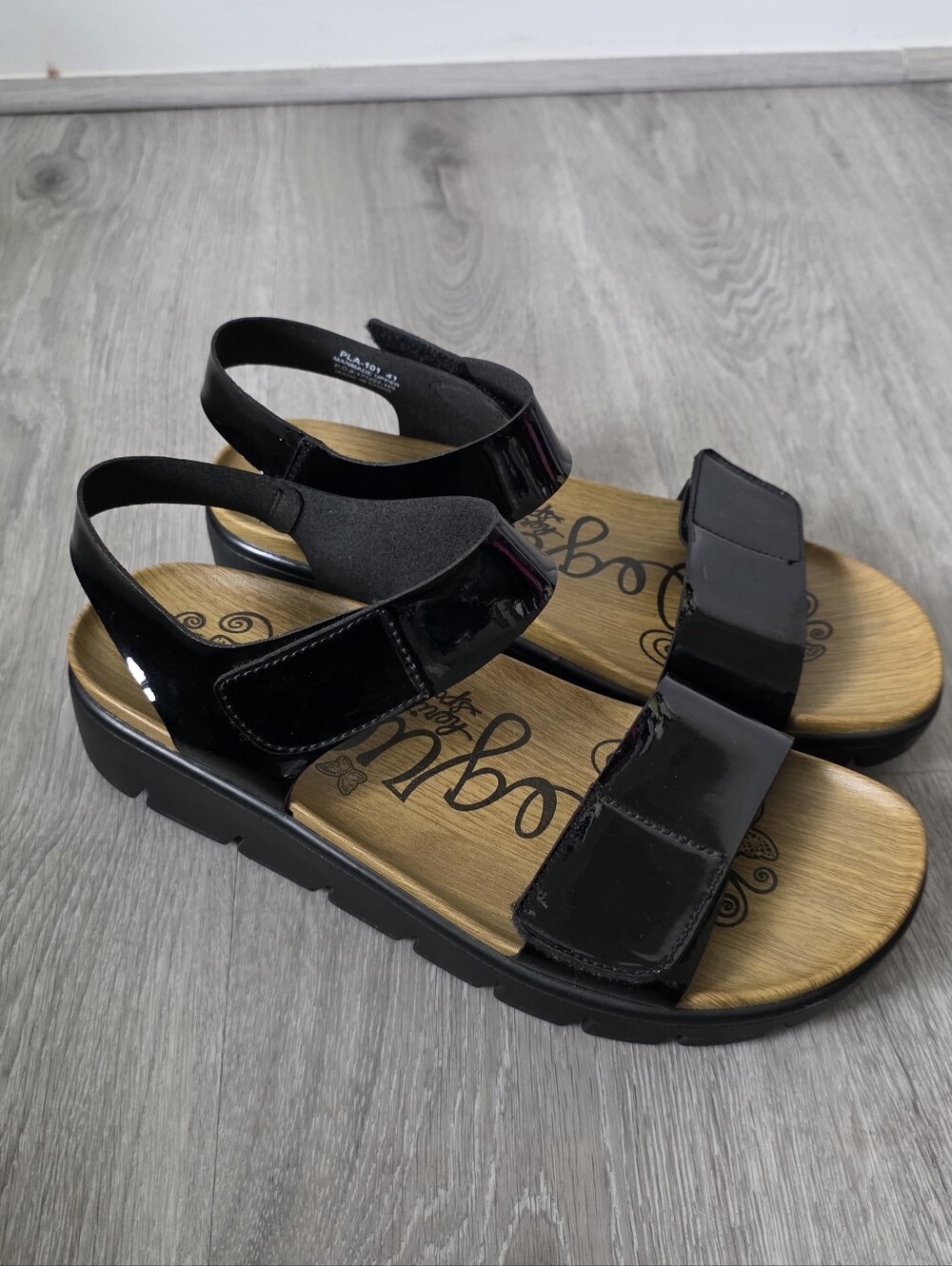 Alegria Black Sandals  Size 41 / 10.5  Nwob